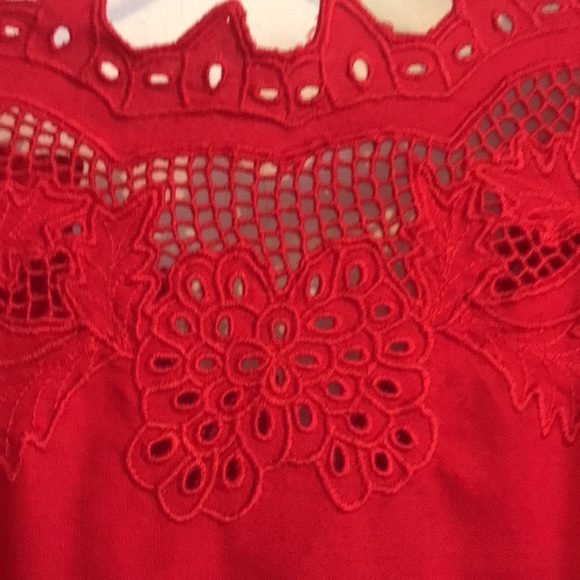 Vintage embroidered cropped cotton top - handmade w French hand sewn inseams! - Picture 12 of 14